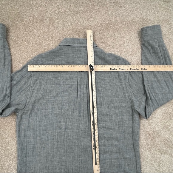 Nat Nash Shirt Adult Medium Gray Button Up Long Sleeve Soft Luxury Preppy Men - Picture 13 of 16